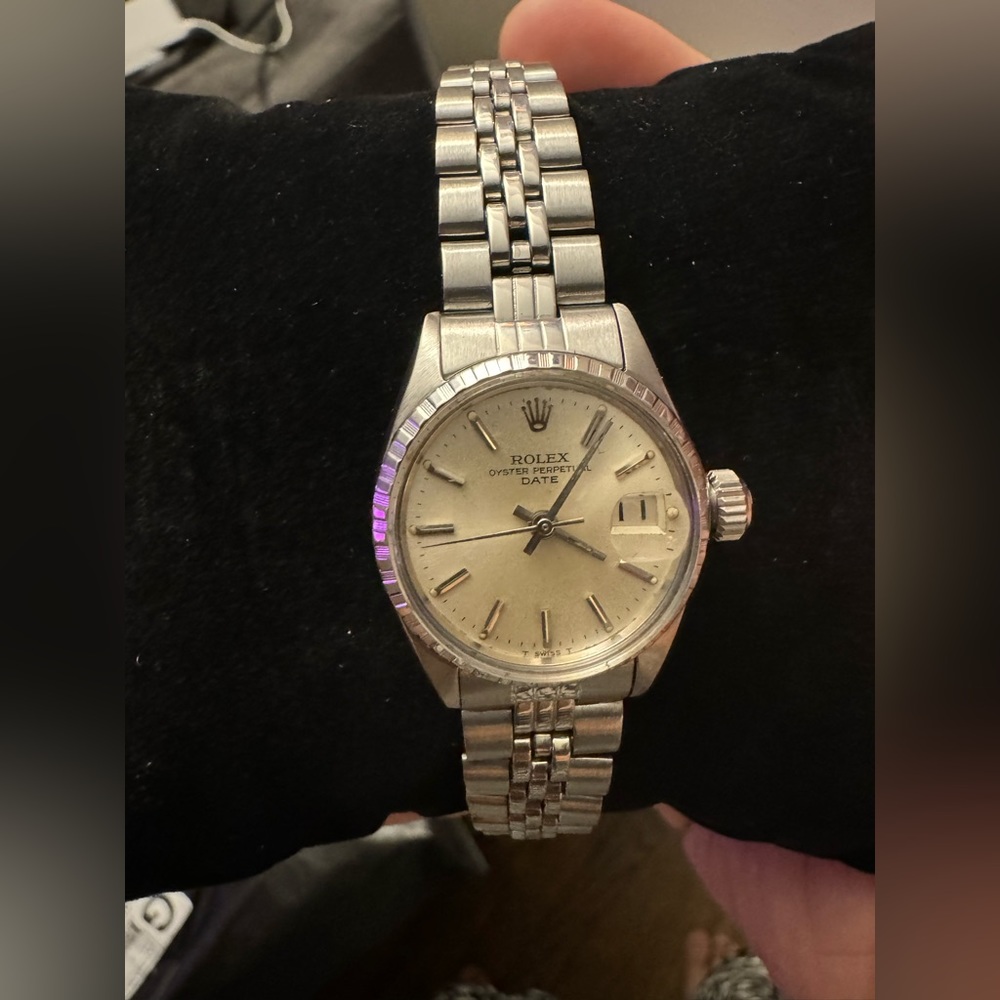 Rolex Oyster Perpetual Watch Date No. 20 6524 Stainless Steel ladies watch